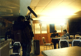 Filmación de Fantasmas en la Patagonia en Sierra Grande